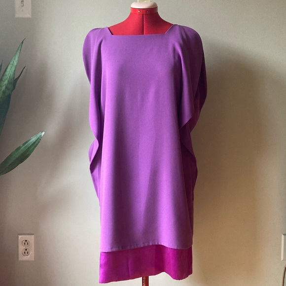 JIL SANDER purple dress size 34 - Picture 8 of 14